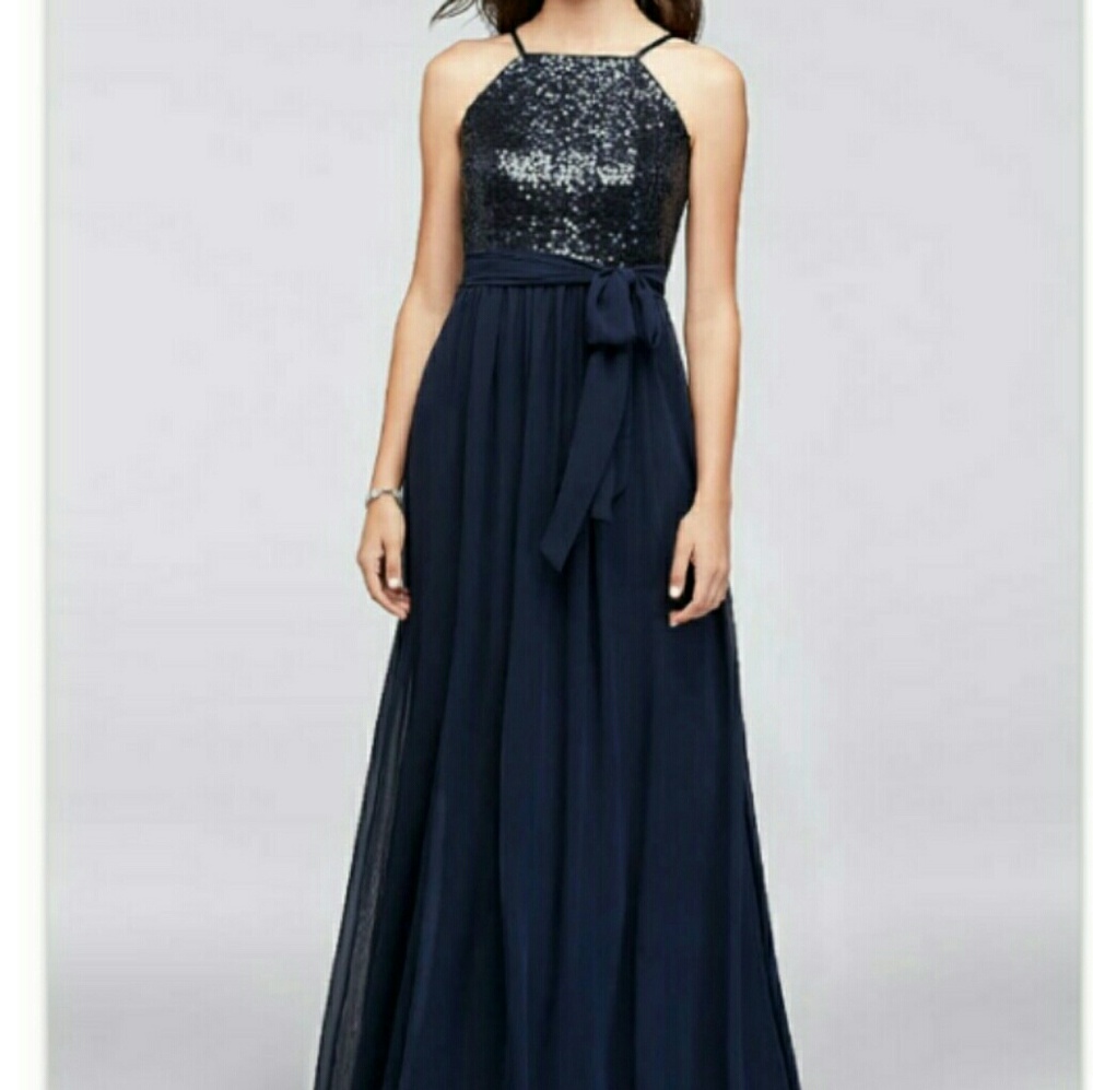 David's Bridal bridesmaids dress!